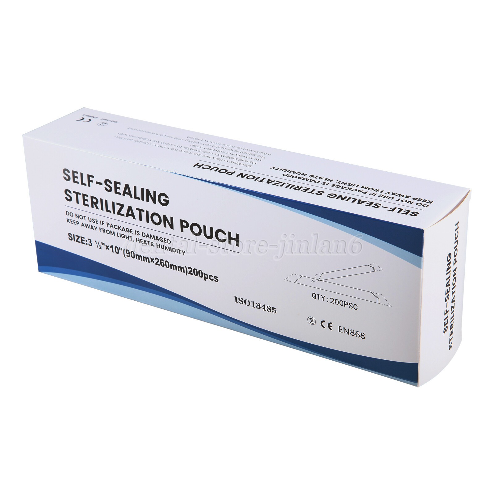 200pcs/1 Box Self Sterilization Pouches Autoclave Pouch Sterilizer Bags Dental