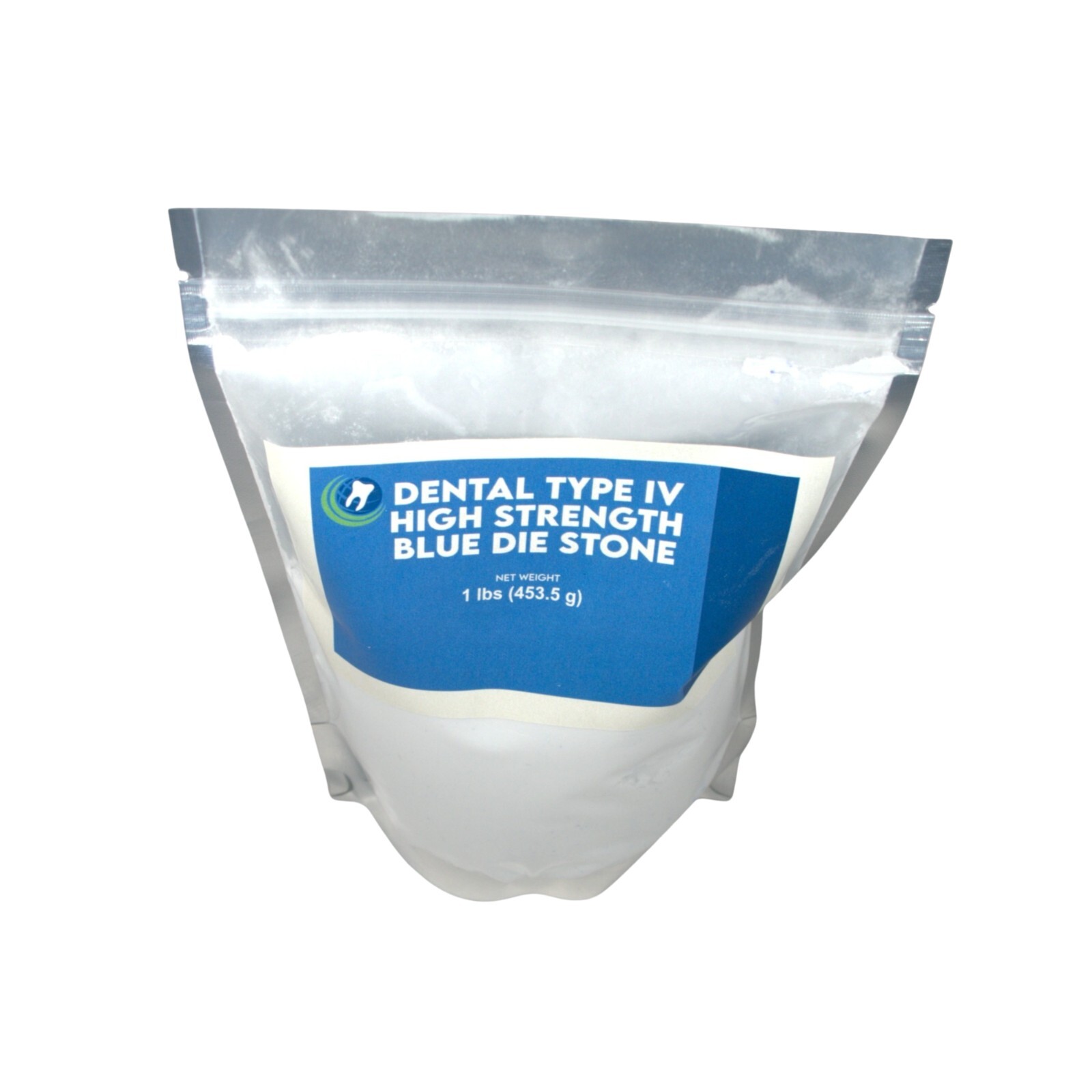 DENTAL GYPSUM DIE STONE TYPE IV BLUE HIGH STRENGTH COMPOUND LOW EXPANSION 1 Lb.
