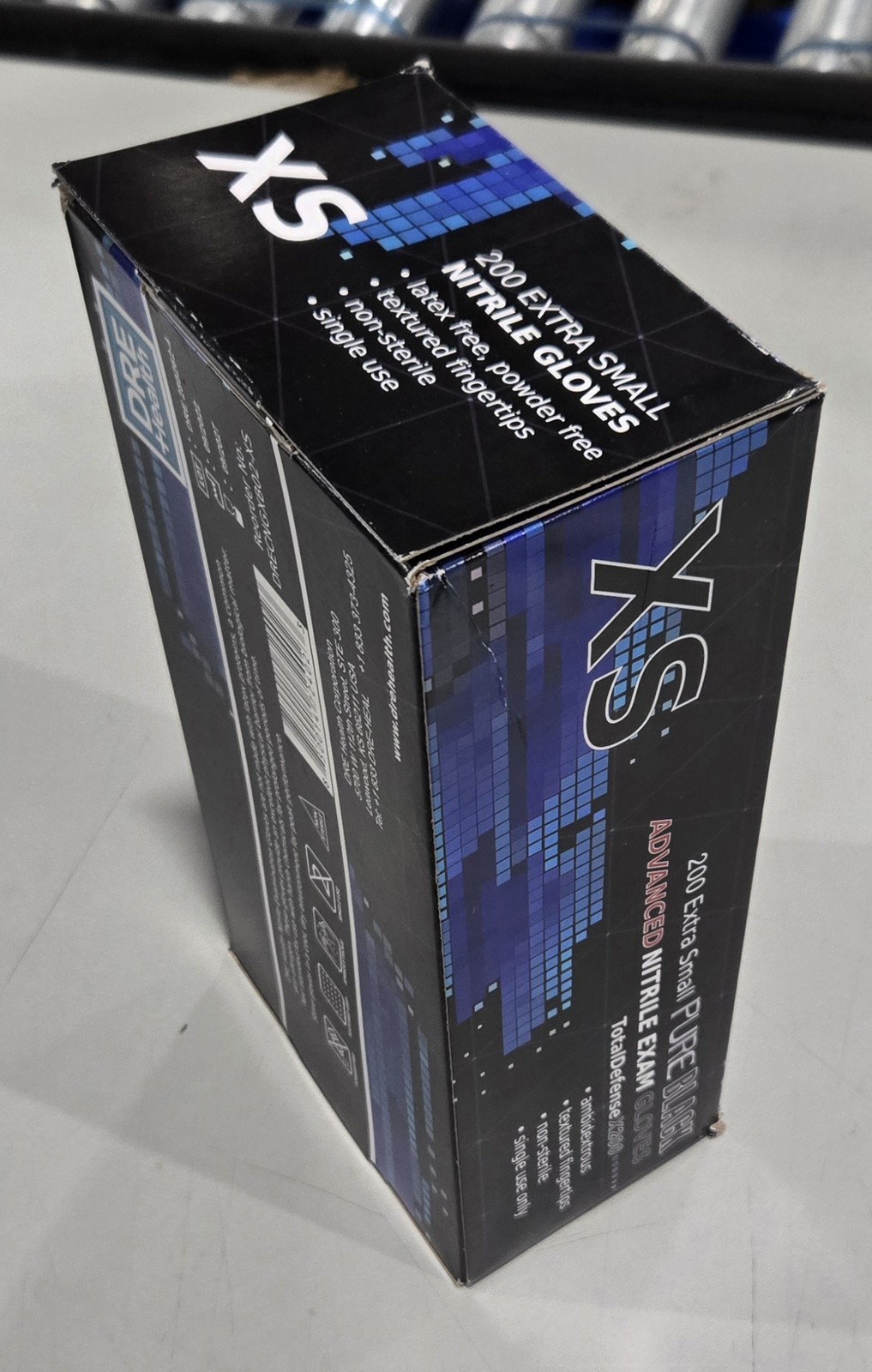 GENERIC NITRILE EXAM GLOVES BLACK 200CT SIZE: XSMALL – BLACK