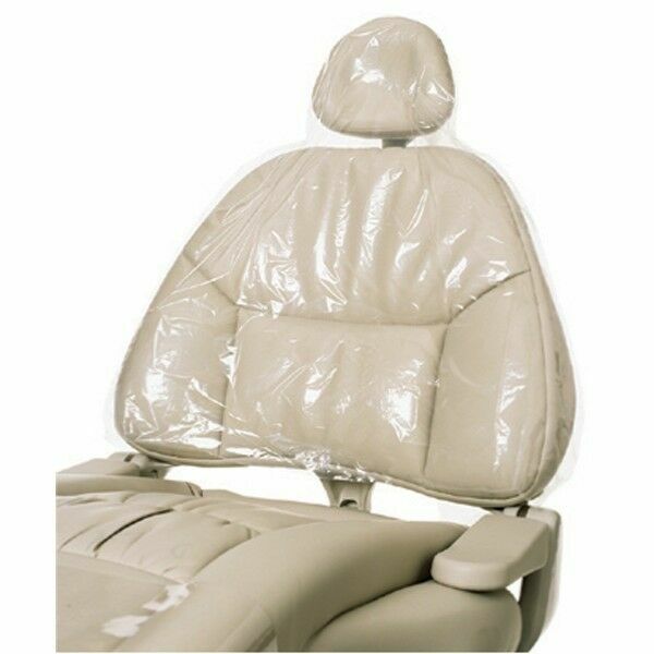 675 Pcs REDLAND Dental Half Chair Cover Sleeves 27.5″X24″ Clear Plastic