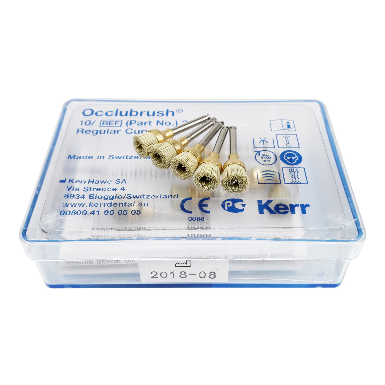 KERR Dental Finishing Polishing Occlubrush Cup Brushes Regular/Small/Point 10pcs