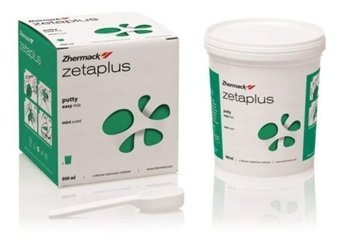 Dental Zhermack Zetaplus Impression Putty 900ml Oranwash 140ml Catalyst Gel 60ml