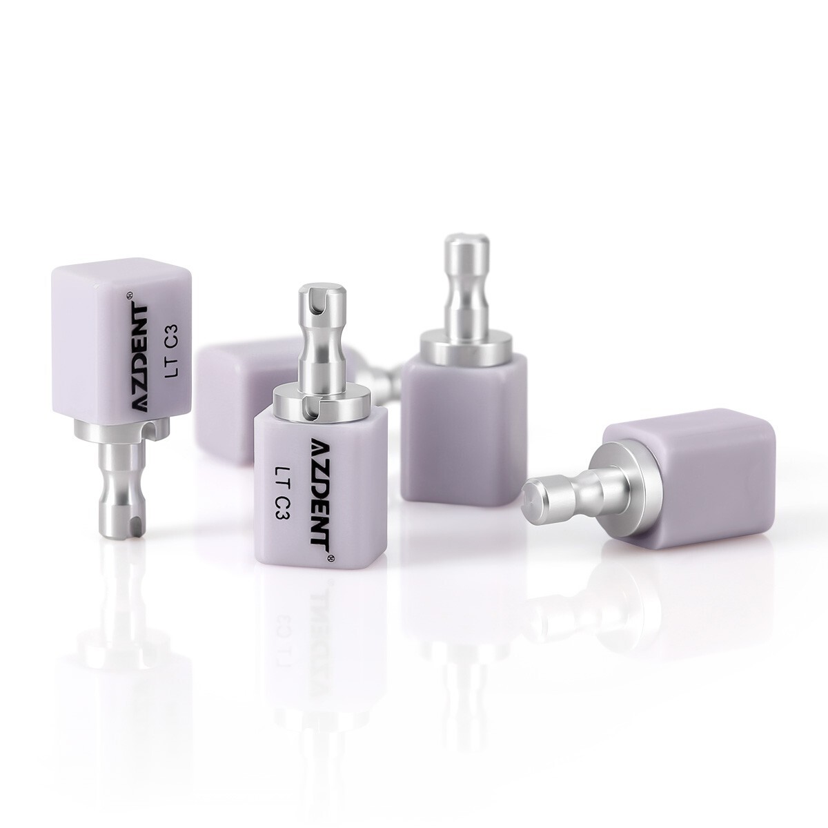 5Pcs/Box Dental C14 Glass Ceramic Lithium Dislicate Blocks CAD Cerec LT/HT