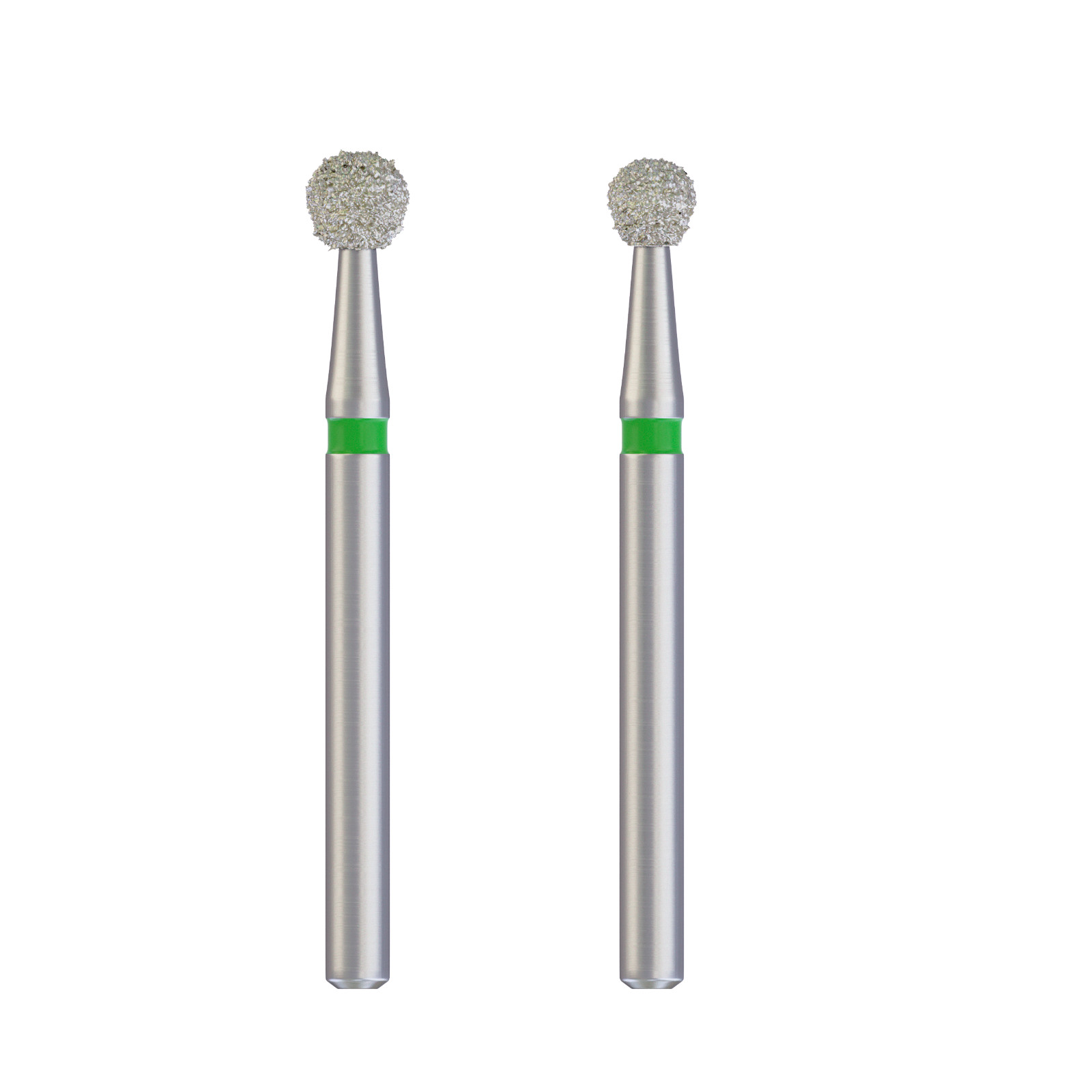Dental FG Diamond Burs Drill High Speed Handpiece Round Ball Long 10pcs Pack