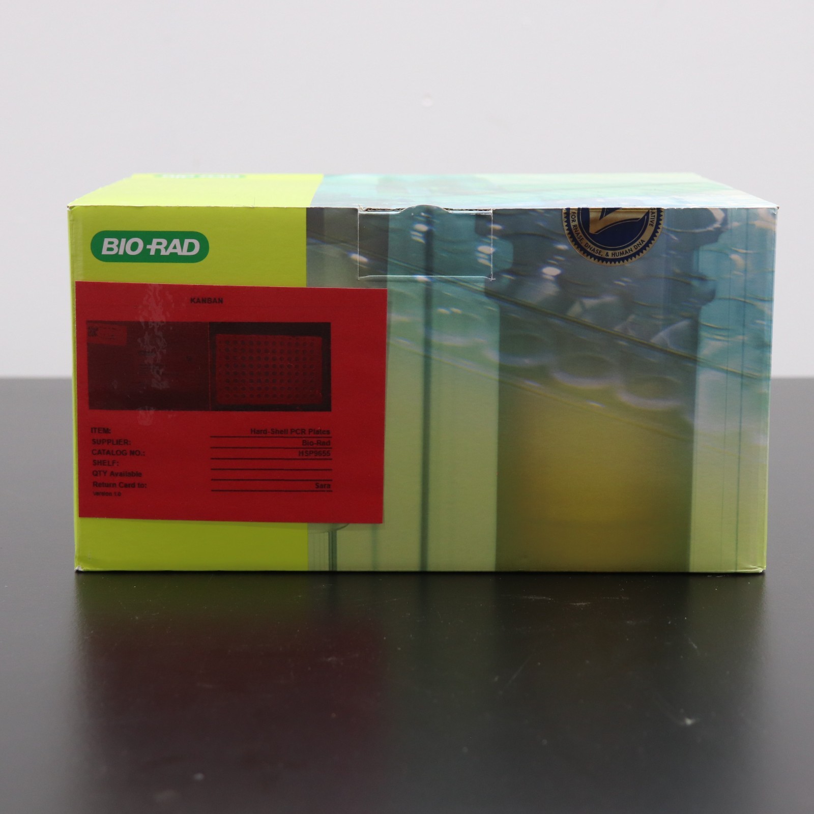Bio Rad Cat No HSP9655 Hard Shell PCR Plates 96 Well Thin Wall