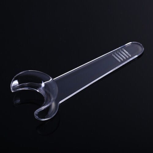 20Pcs Dental Intraoral Cheek Lip Retractor T-Shape Mouth Opener Clear S/L Size