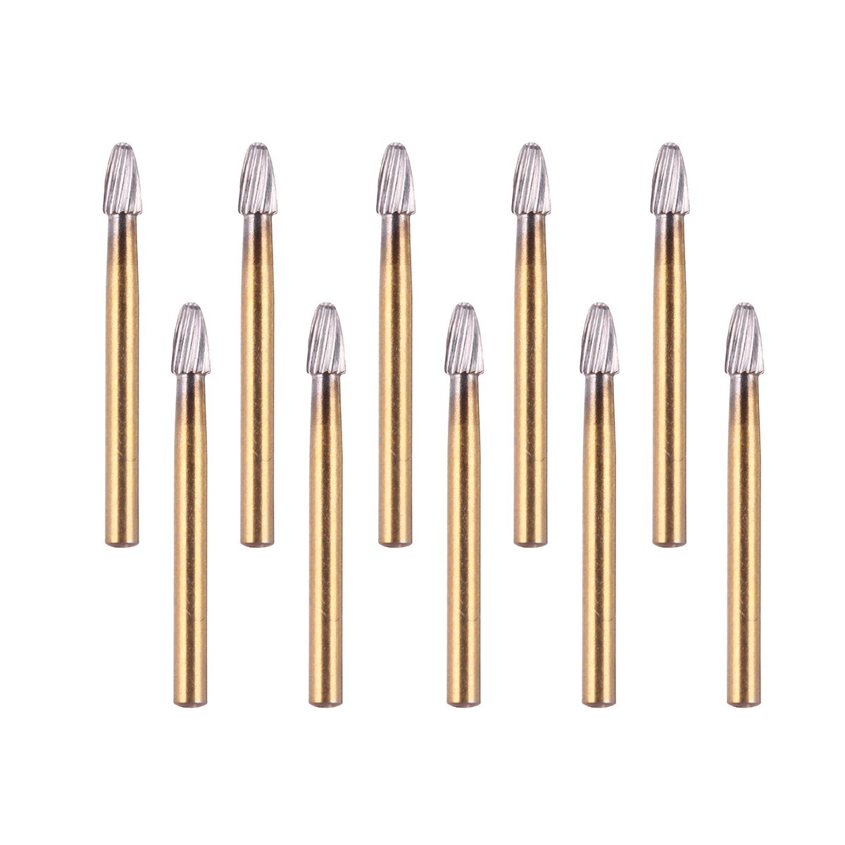 Dental FG 7406 Burs Tungsten Carbide Trimming&Finishing Egg Shape