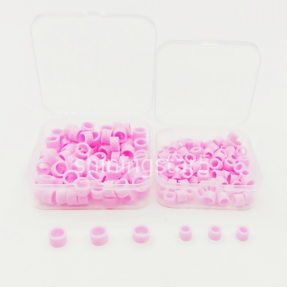 100 Pcs/Box Dental Instrument Hygienist Silicone Color Code Rings Bands Circle