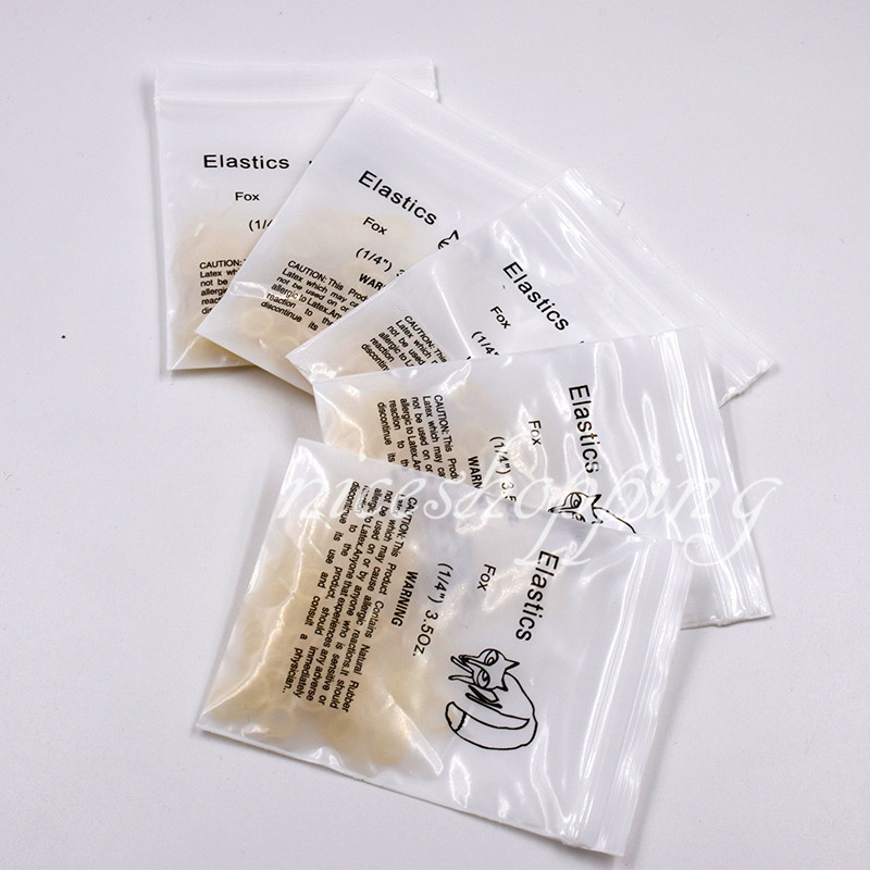 100 Pcs 1/4″ 3.5 Oz FOX – ORTHODONTIC ELASTICS – BRACES -DENTAL RUBBER BAND