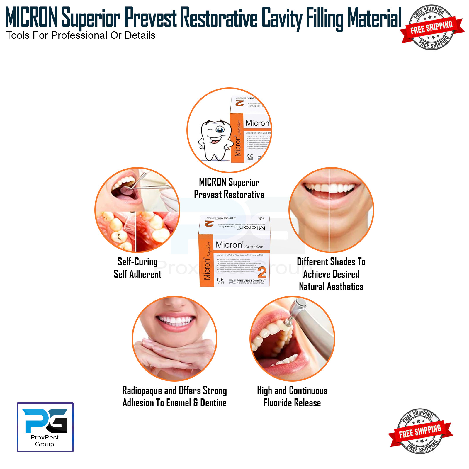 Micron Superior Strong Teeth Temporary Cement Cavity Filling Kit Tooth Repair