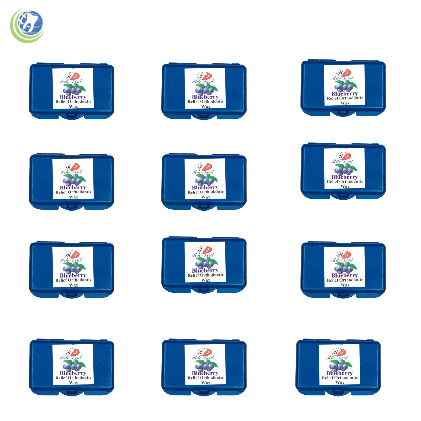 ORTHODONTIC RELIEF WAX FOR BRACES BRACKETS GUM DENTAL IRRITATION FLAVORED 12PK
