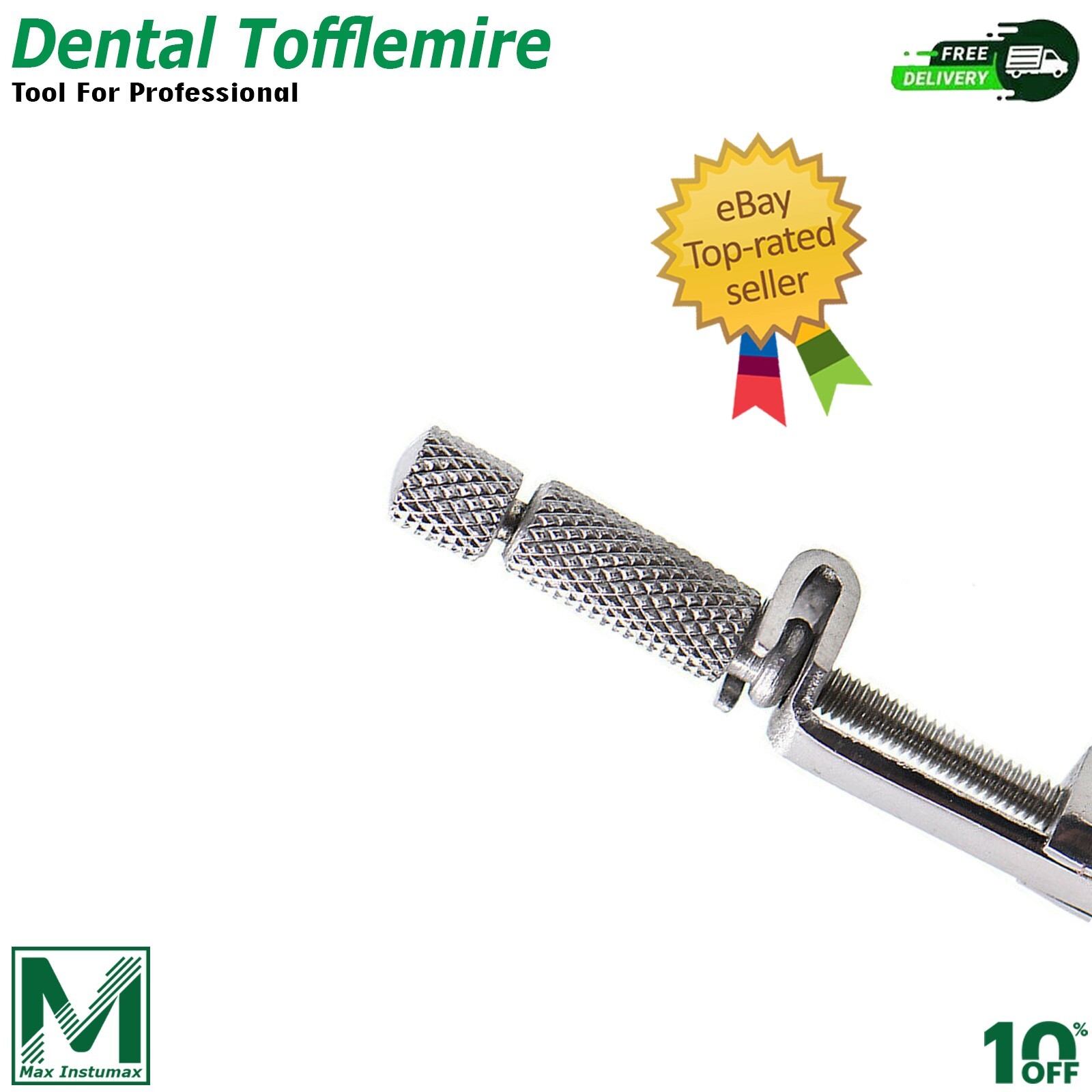 4PCS Dental Matrix Tofflemire Retainer Clip Universal Bands Stainless Steel