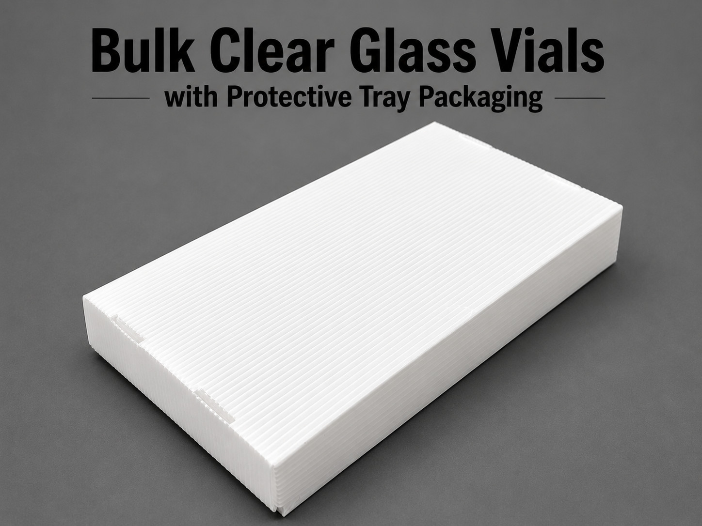 (2400PCS) 10ml Tall Sample Vials Clear Glass Bottle 20mm Crimp Top Headspace F3