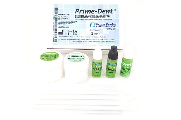 Prime-Dent Dental Self Cure Composite Cracked Tooth Kit Repair 5 Grams