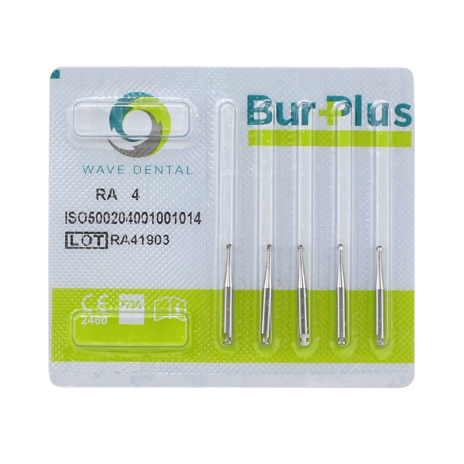 Wave Dental Carbide RA Latch Burs Taper Fissure Round Surgical Bur 4 8 701 557
