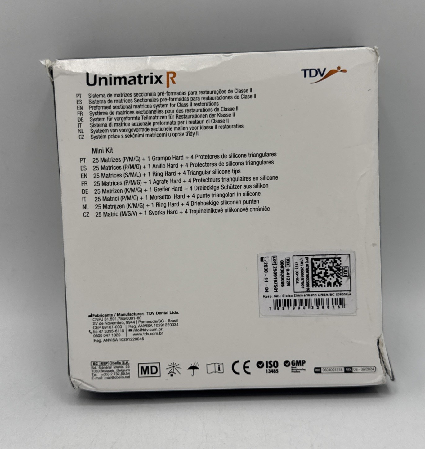 Unimatrix R Sectional Matrix 1 Hard Ring 4 Protectors