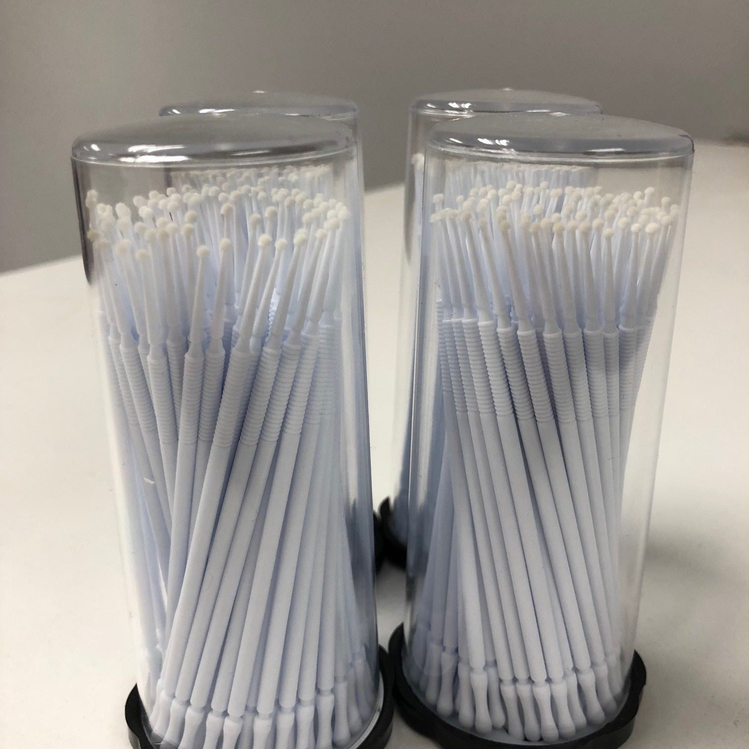 400 Micro Applicator Brushes Super Fine Tips (4 Kegs) White Disposable Dental