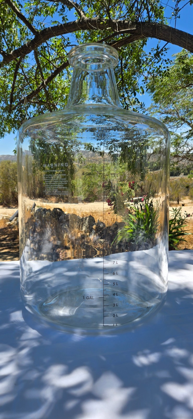 PYREX #1596-5 5G 19L Carboy Solution Chem Bottle Tooled Neck 5 Gallon England A