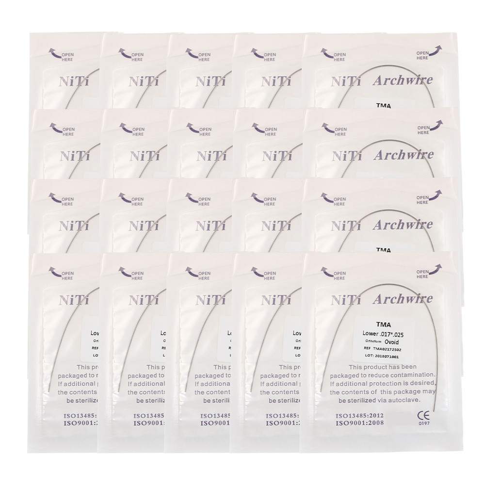 Dental Orthodontic TMA Beta Ti-Mo Arch Wires Ovoid Rectangular 1pc/pack