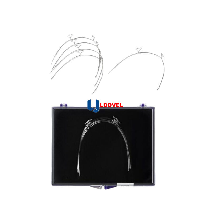 5Pcs/box Dental Orthodontic Stainless Steel T Loop Arc Wire TMA Forces 018*025