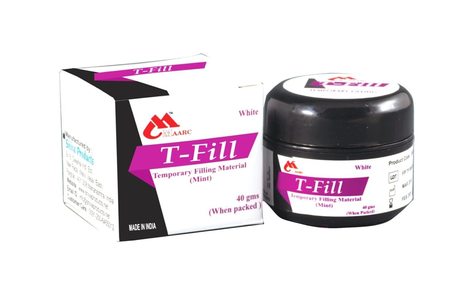 Maarc T-Fill Temporary Non-Eugenol Cement (Temporary Filling Material) Free Ship