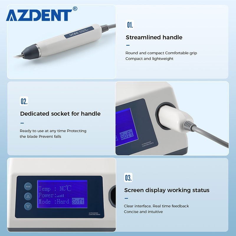 Dental Electrosurgery Cutting Unit with 5 Tips Ultrasonic braces cutting machine
