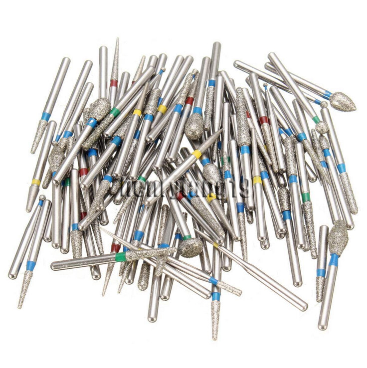 5Pcs/pack Dental Diamond Burs for High Speed Handpiece FG1.60mm Polishing Burs