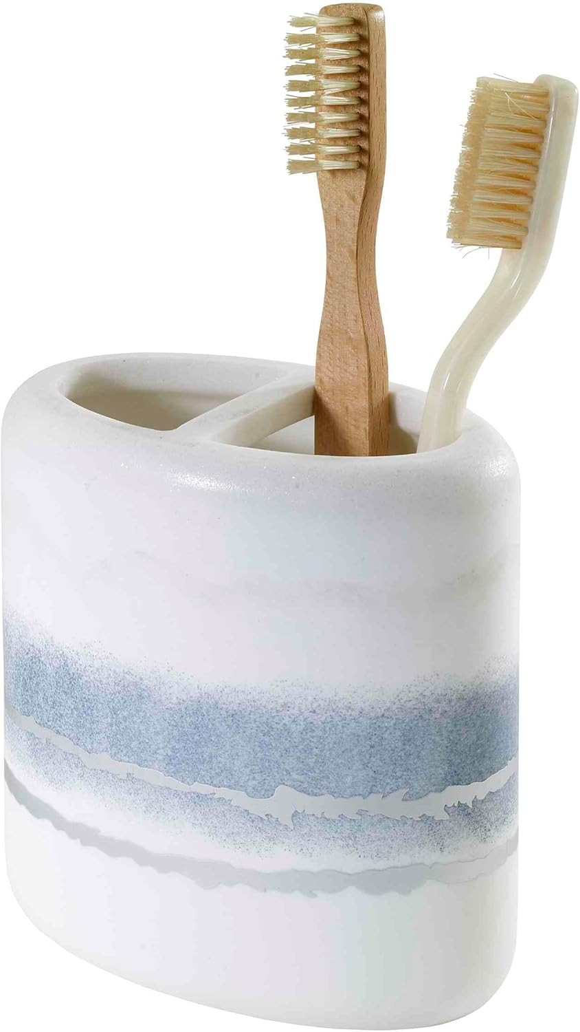 – Accessory Set, Resin Countertop Accessories, Marble Inspired Bathroom Essentia