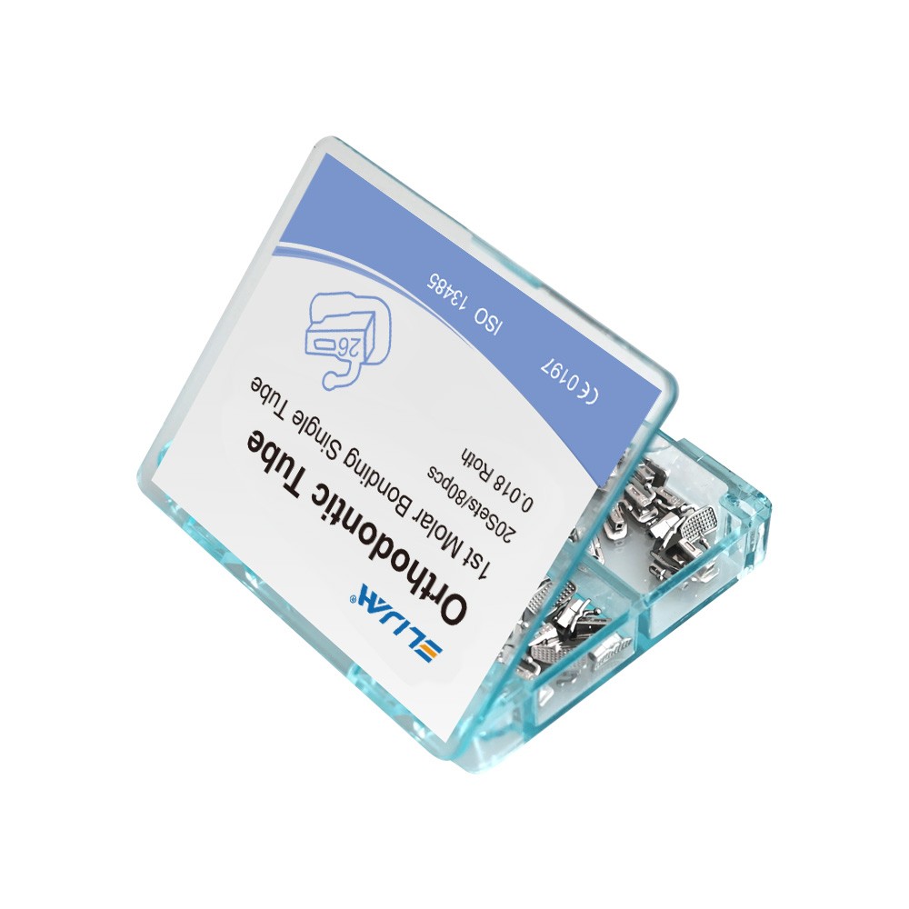 80pcs Dental Ortho Buccal Tube 1st/2nd Molar Roth/MBT .018/.022 Non-Convertible
