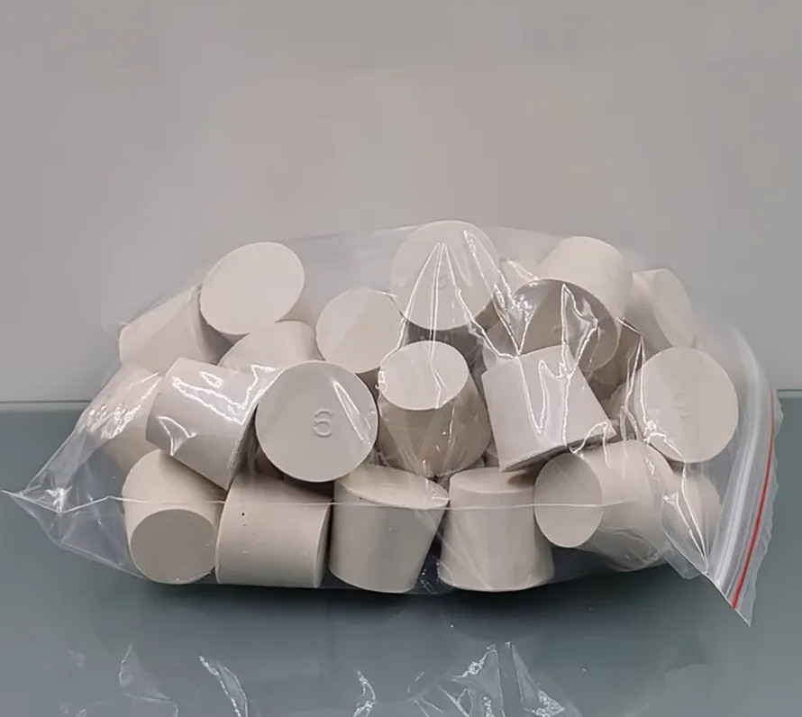 Rubber Bung Stopper Tapered Plugs Laboratory Solid Stoppers Various Sizes Flask