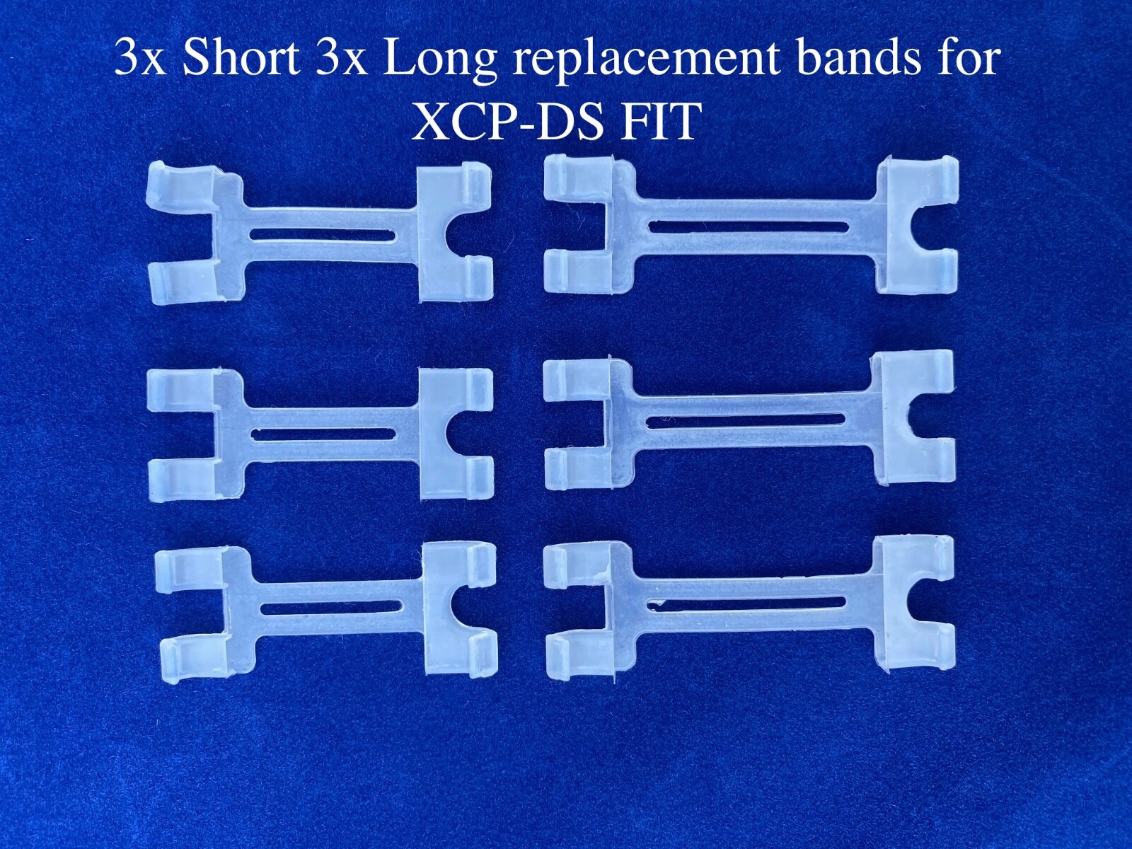 XCP-DS Fit Band Sensor Holder Silicone Replacement Band Short or Long 6/pk