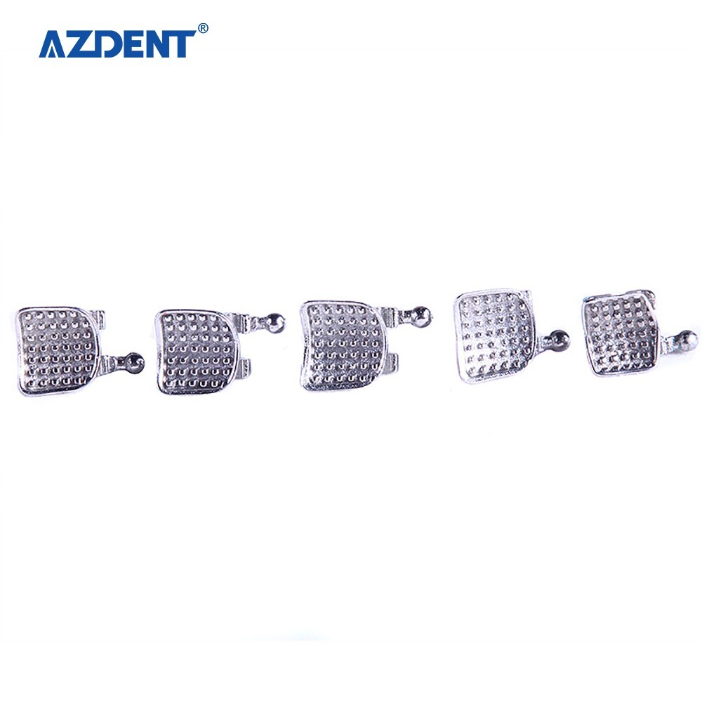 AZDENT Dental Orthodontic MIM Monoblock Bracket Braces Mini Roth 018 Hooks 3-4-5