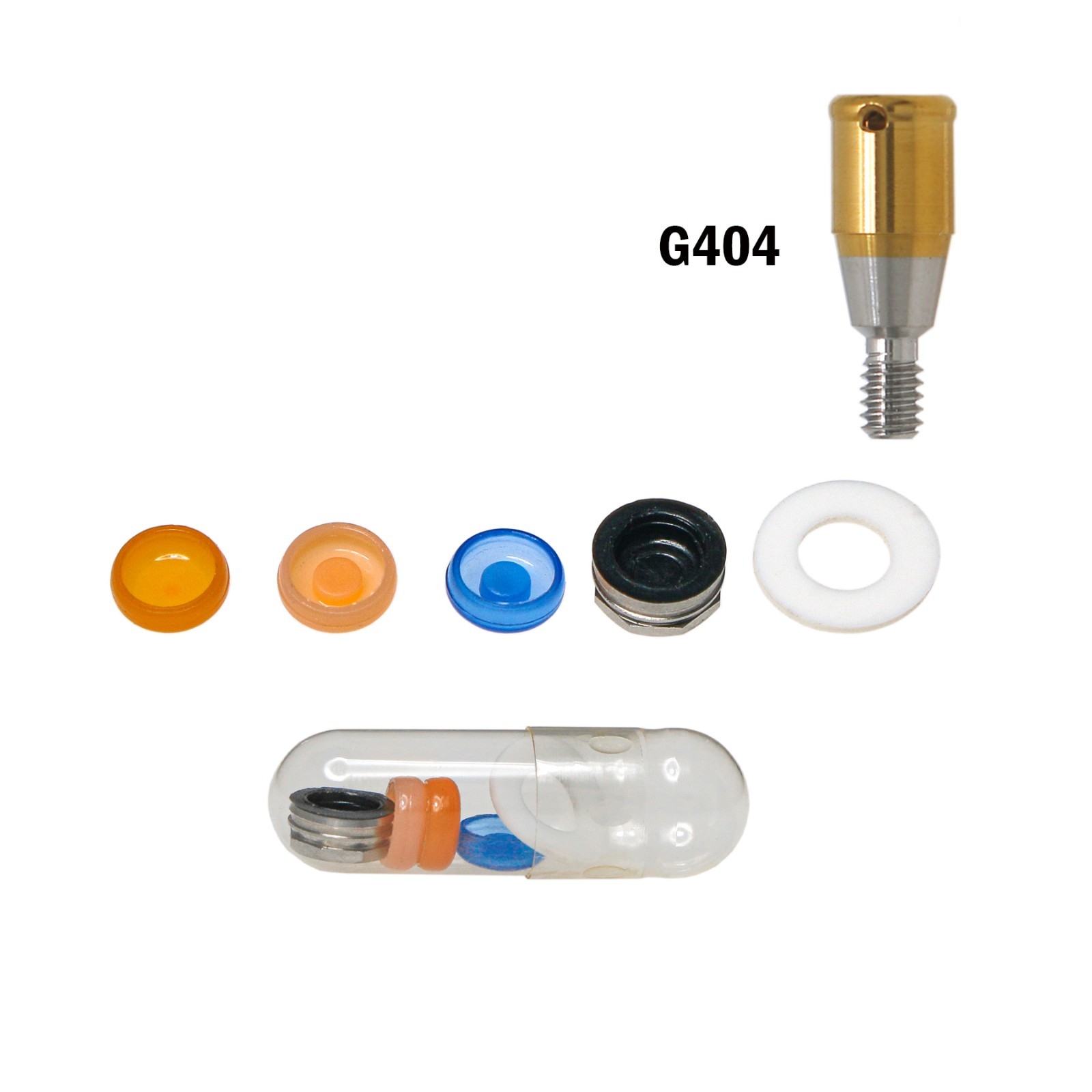 US Dental Locator Abutment& Male Cap Inserts Kit For Osstem Hiossen Mini/Regular