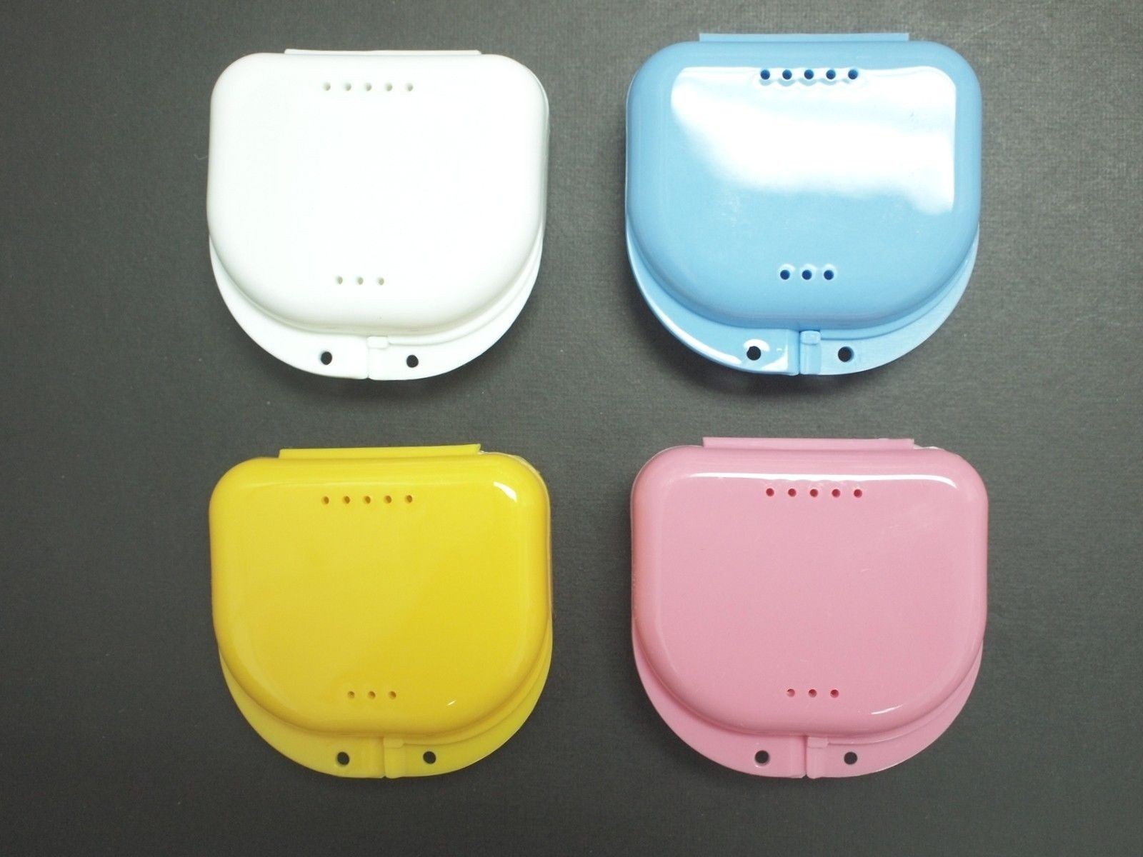 Dental Retainer Boxes Denture Case Mouthguard Containers Box Mouthguard Holder