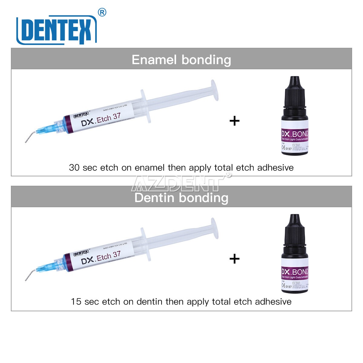 10 Bottles Dental Light Cure Dentin Enamel Resin Bonding Adhesive