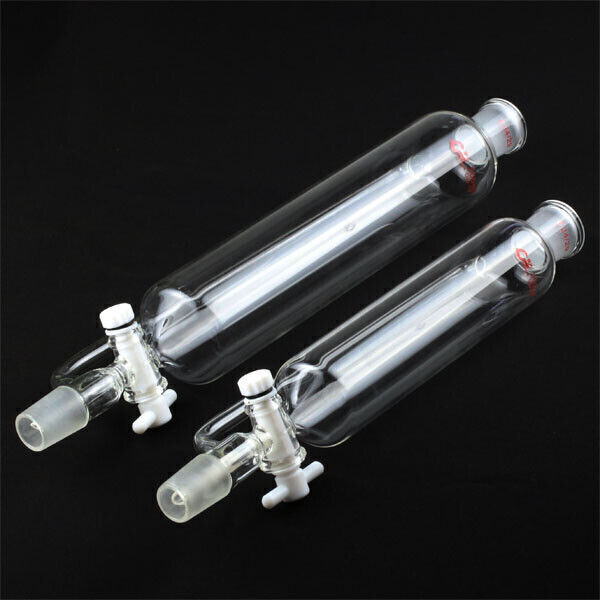 25ml-500ml Funnel PTFE Stopcock receiver Glassware Laboratory Organic
