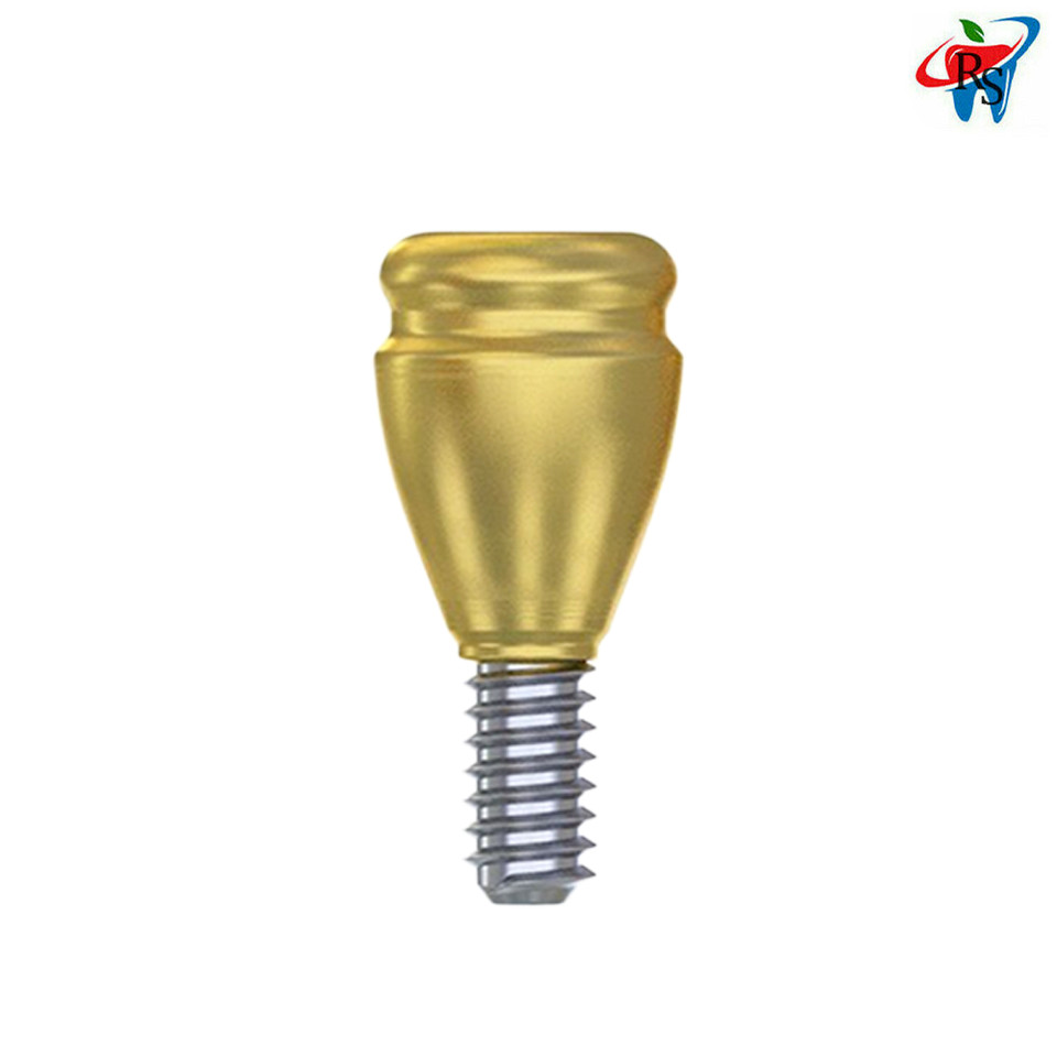 10pcs Dental Straight Loc In Attachment Adapter Head Conical NP Titanium