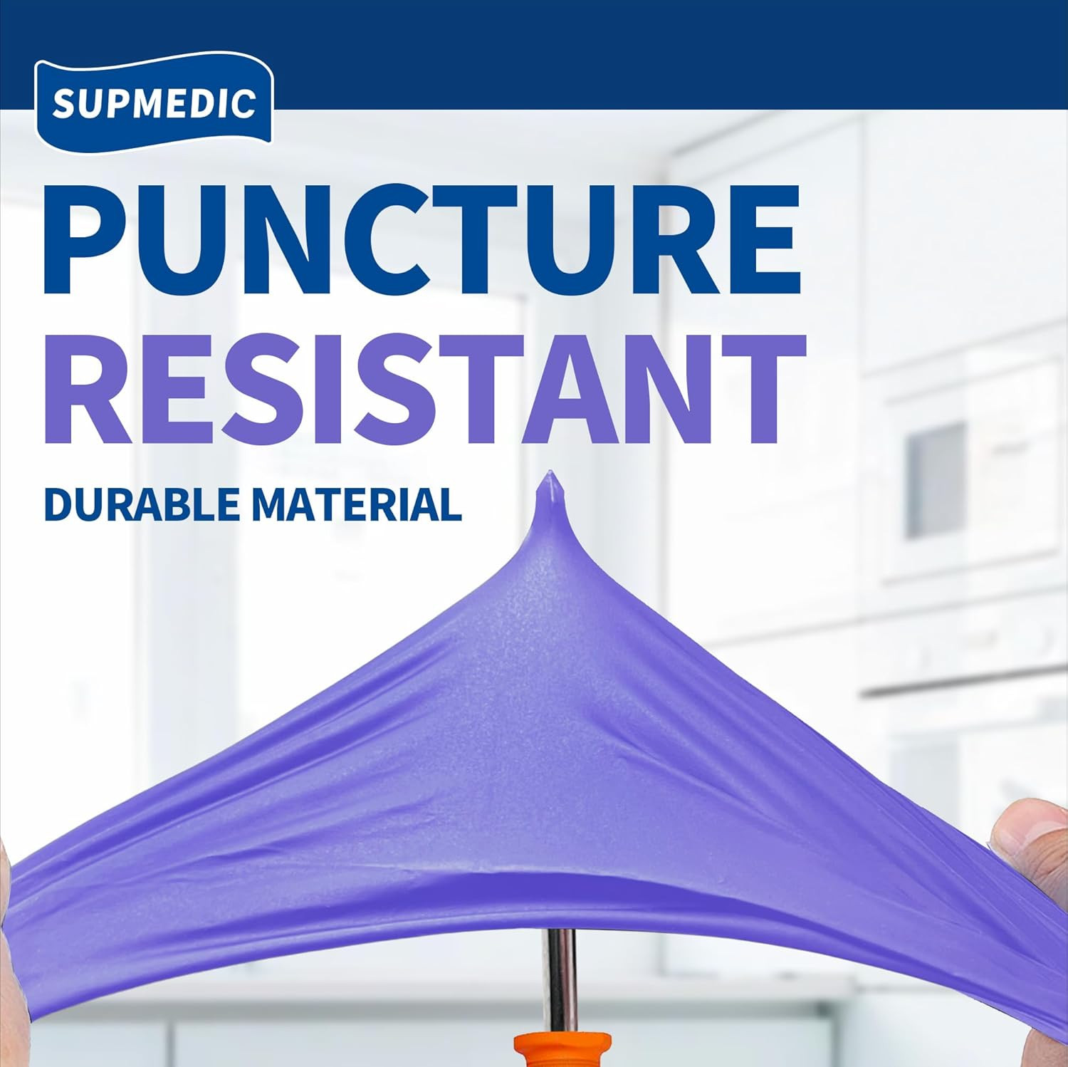 Nitrile Exam Gloves, Powder-Free Latex-Free Food Safe Cleaning First Aid Disposa