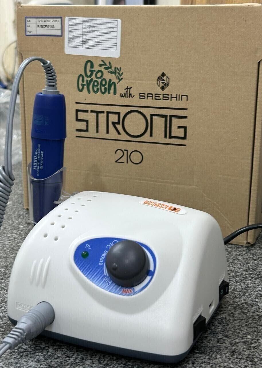 SAESHIN KOREA Lab Brush Micromotor STRONG 210/105L (35,000 Rpm) 101% ORIGINAL
