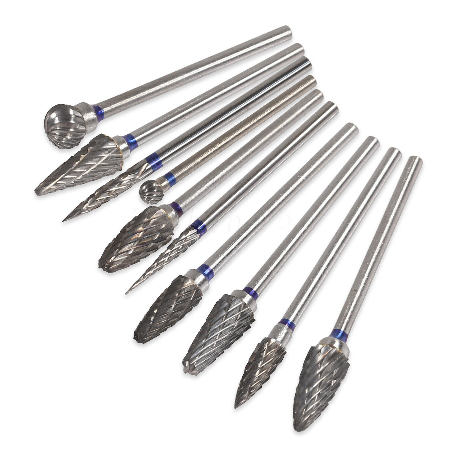 10 Pcs HP Tungsten Steel Carbide Cutter Dental Denture Burs Lab Drill Polisher P