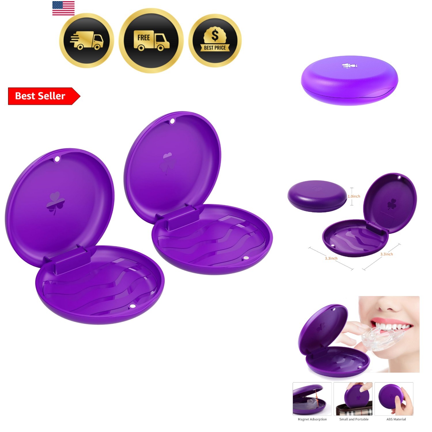 2 Pack s,Solid Orthodontic