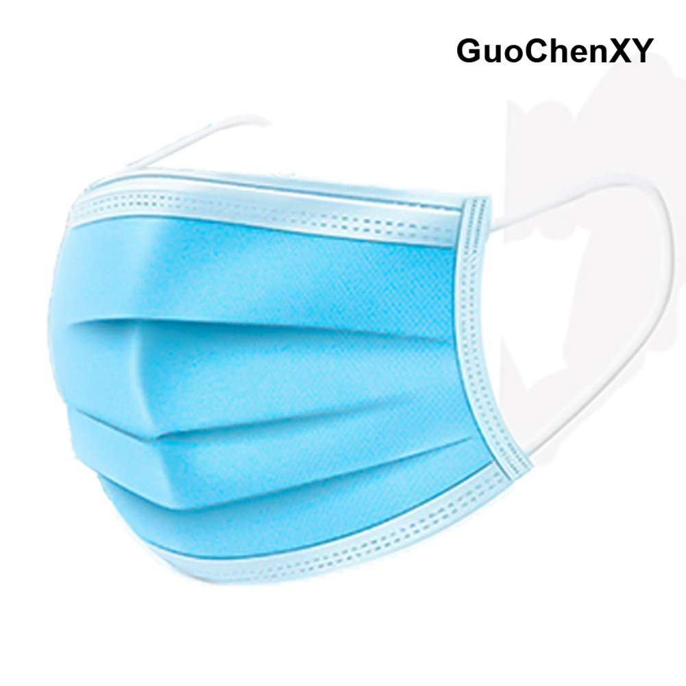 50Pcs 3-Ply Disposable Face Masks with 95% Filtration – Comfortable & Secure