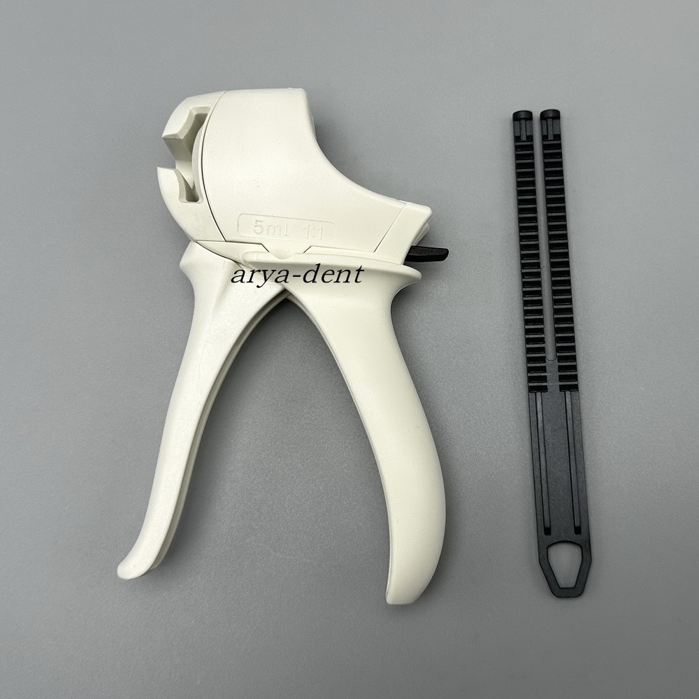 1pcs Dental Impression Dispenser Mixing Dispensing Delivery Gun 5ml Mixer 1:1