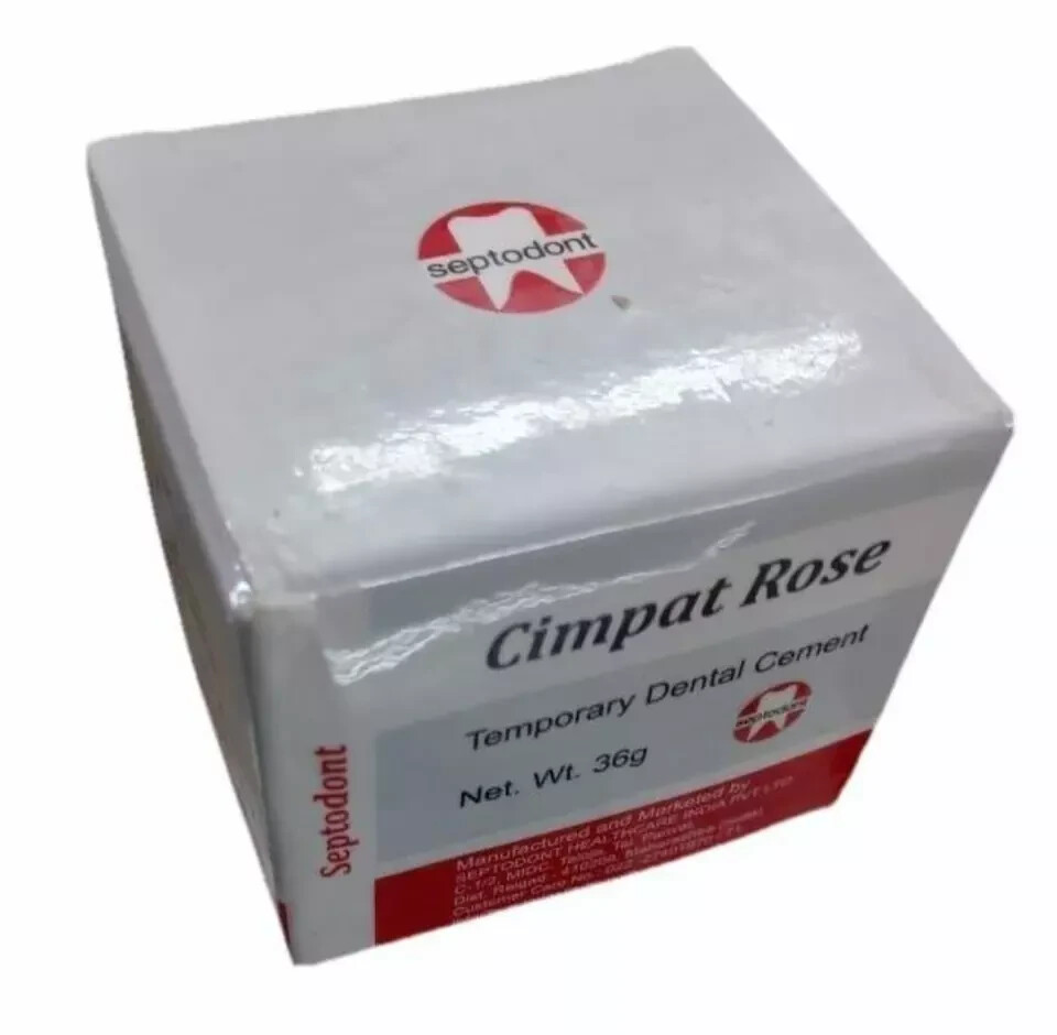 Septodont Cimpat Rose Temporary Dental Filling Material 36g Jar II Free Ship