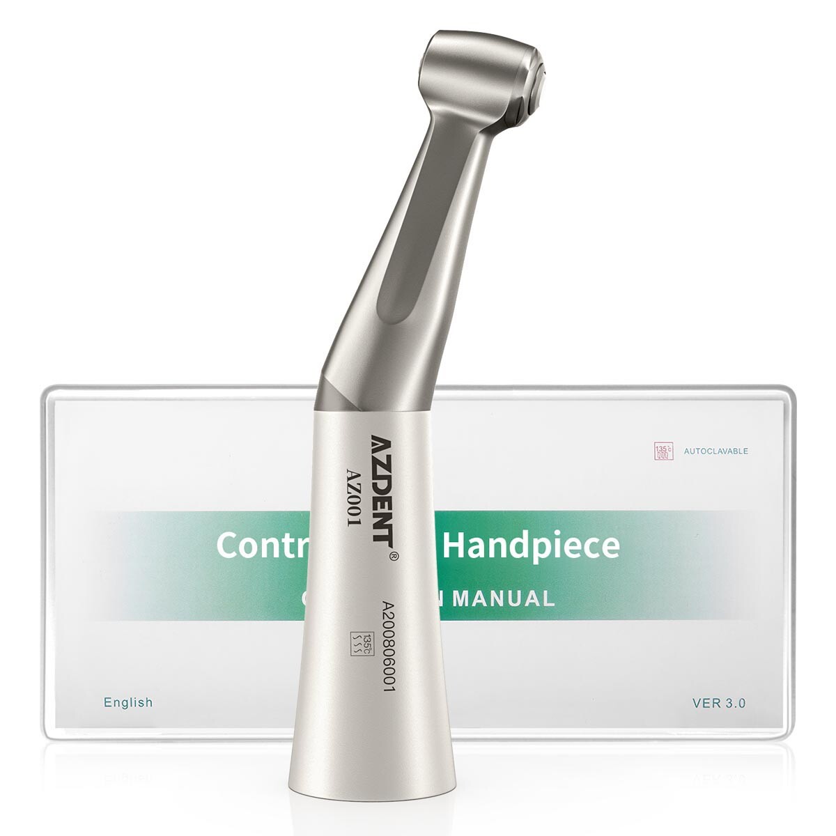 AZDENT Dental Slow Low Speed Handpiece 2/4Hole Motor /Polishing Burs Disc HP /RA