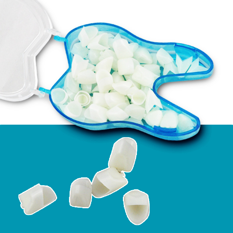 60pcs Temporary Porcelain Crown Posterior&Anterior Teeth Caps Molar Dental Resin