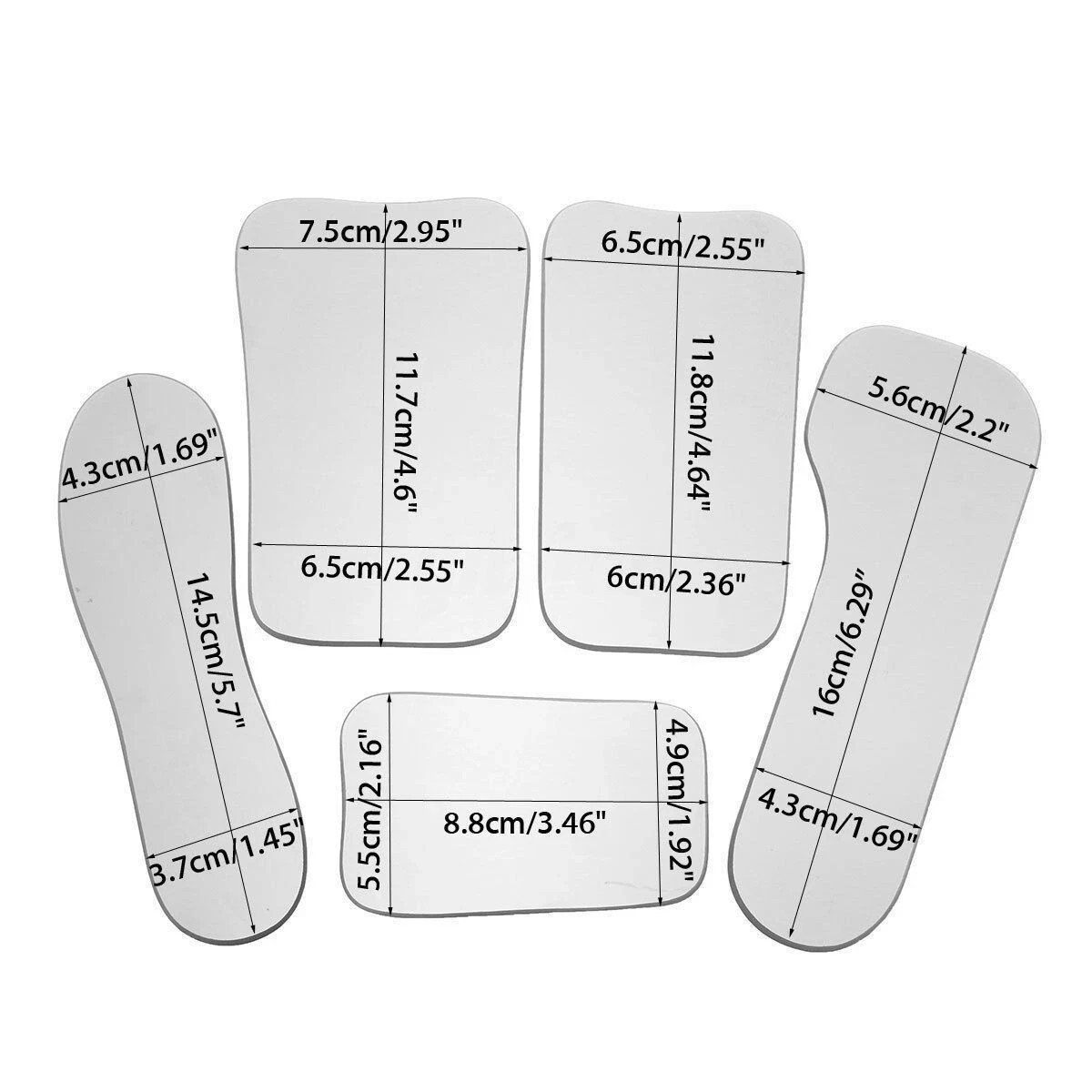 Dental Intraoral Double-Sided Photo Mirror Reflector Glass Photography Mirrors