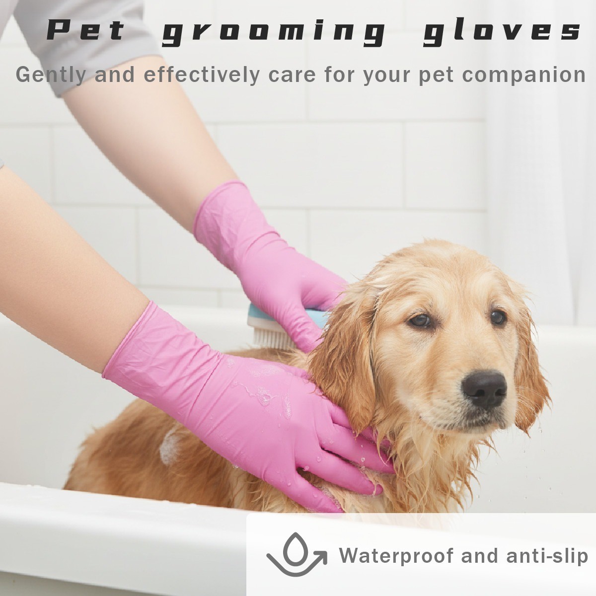 100 Pcs Disposable Nitrile Gloves Latex Free Food Grade Cleaning Work Pack