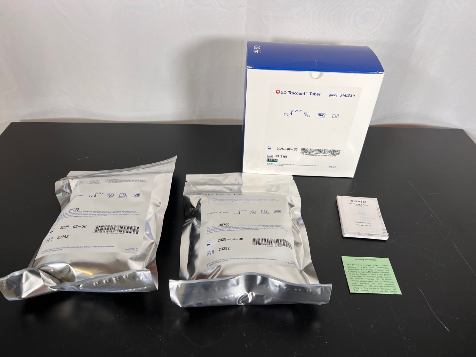 BD Trucount Absolute Counting Tubes IVD 340334 – Good until Sept 30 2025