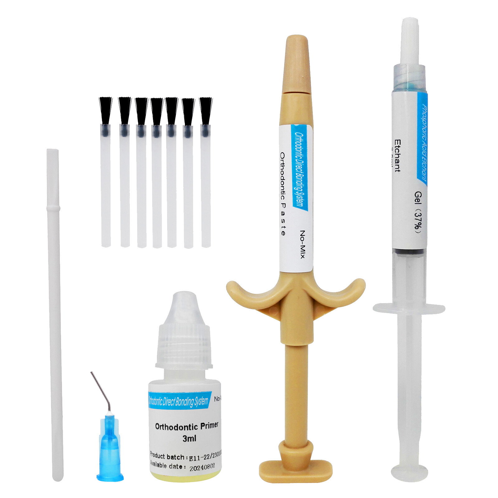 Dental Orthodontic Direct Paste Adhesive Bonding Self Cure Composite Resin Kit
